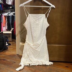 SHEIN White Spaghetti Strap Mini Sundress